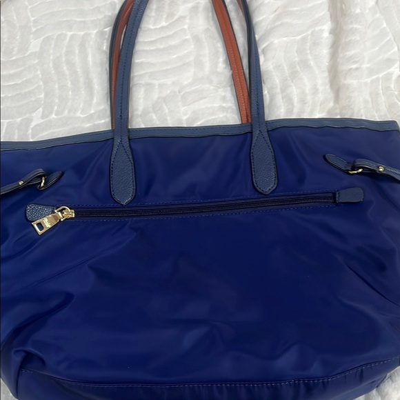 Orange and Blue Tote Bag reversible - Picture 2 of 6